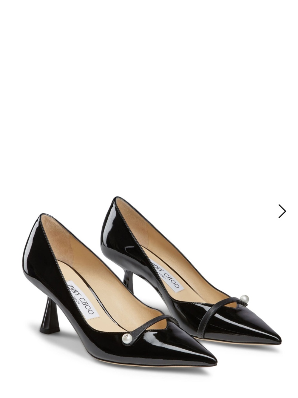 Jimmy Choo Rosalia 65 Black Patent Leather Pumps NWT Size 40 Sold Out